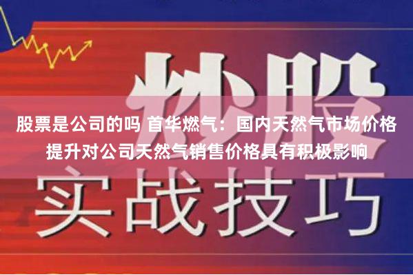 股票是公司的吗 首华燃气：国内天然气市场价格提升对公司天然气销售价格具有积极影响